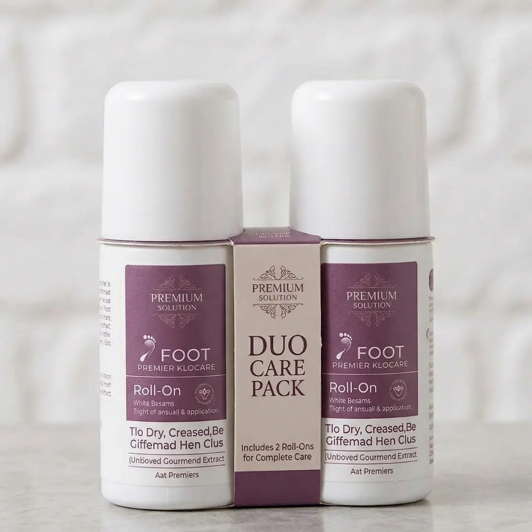 Foot Crack Cream Roll-On (Pack of 2) – Deep Healing Heel Repair & Moisturizing Balm