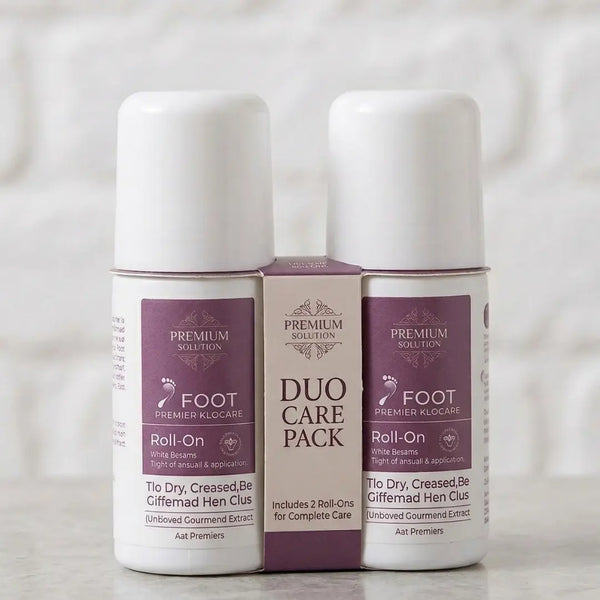 Foot Crack Cream Roll-On (Pack of 2) – Deep Healing Heel Repair & Moisturizing Balm