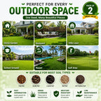 (Pack of 2) Grass Seeds Lawn Grass Seed – Premium 4-Season Evergreen Garden Grass Seed for Home Lawn & Yard