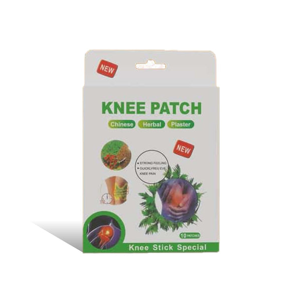 Herbal Knee Pain Relief Patches Arthritis Joint Ache Sticker | Fast Deep Heat for Knee Pain | Natural Joint Pain Relief Products (10 Pieces)
