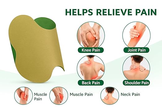 Knee Patch Herbal Joint Comfort Patch (Pack of 1/2/3) – Self-Heating Botanical Care Patches for Knee Stiffness & Mobility