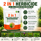 Weed Killer Herbicide (Pack of 2) – Fast Acting Root Control Formula for Garden & Lawn