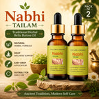 Ayurvedic Nabhi Oil & Navel Therapy Tailam (30ml Each, Pack of 2) – Natural Belly Button Oil for Weight Loss & Skin Care