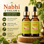 Ayurvedic Nabhi Oil & Navel Therapy Tailam (30ml Each, Pack of 2) – Natural Belly Button Oil for Weight Loss & Skin Care