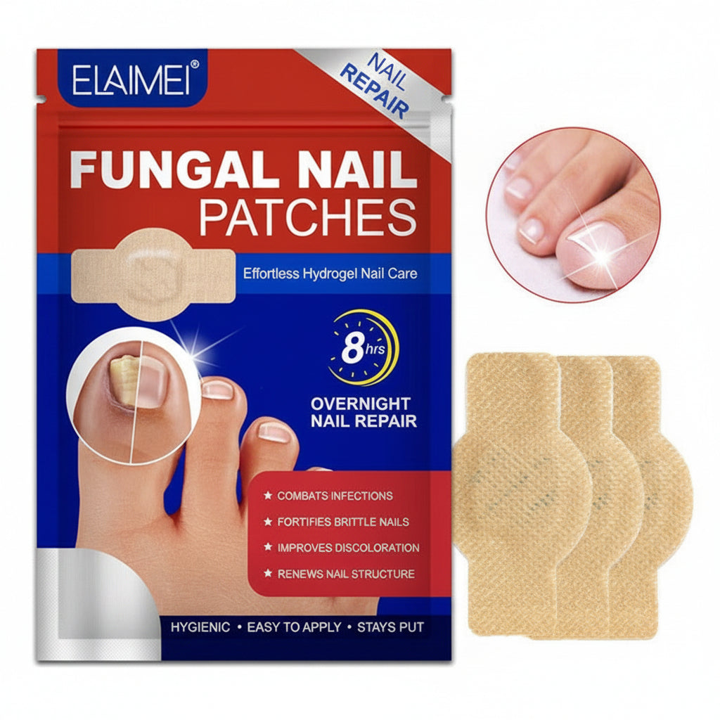 (21 Pcs) Fungi Nail Patches White Patches on Nails Repair Patches – Herbal Care for Discolored Toenails & Fingernails