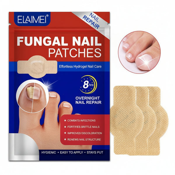 (21 Pcs) Fungi Nail Patches White Patches on Nails Repair Patches – Herbal Care for Discolored Toenails & Fingernails