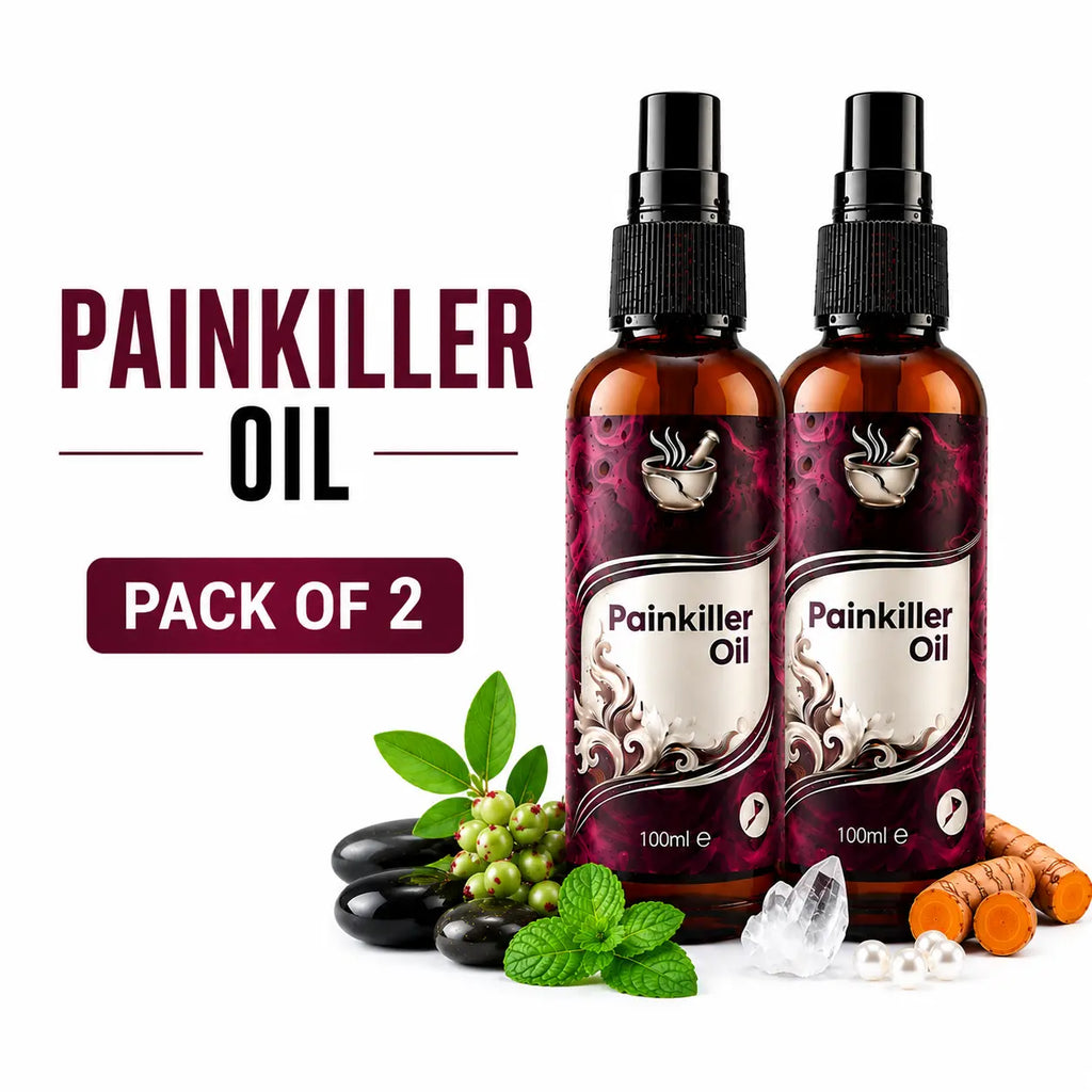 Pain Relief Oil & Massage Oil (Pack of 2) – Fast-Acting Joint, Knee & Back Pain Relief