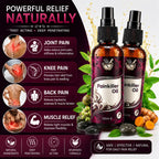 Pain Relief Oil & Massage Oil (Pack of 2) – Fast-Acting Joint, Knee & Back Pain Relief