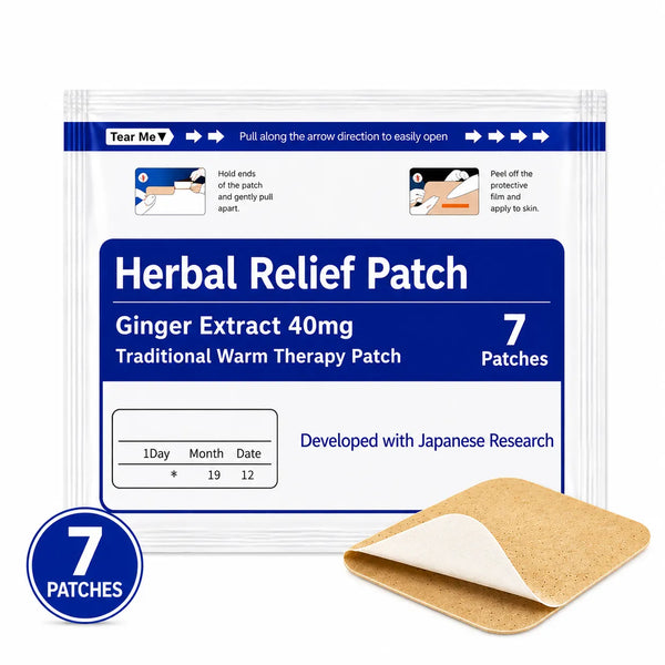 Herbal Pain Relief Patch Set - Soothing Knee, Back & Muscle Relaxation Patches