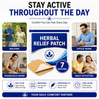 Herbal Pain Relief Patch Set - Soothing Knee, Back & Muscle Relaxation Patches