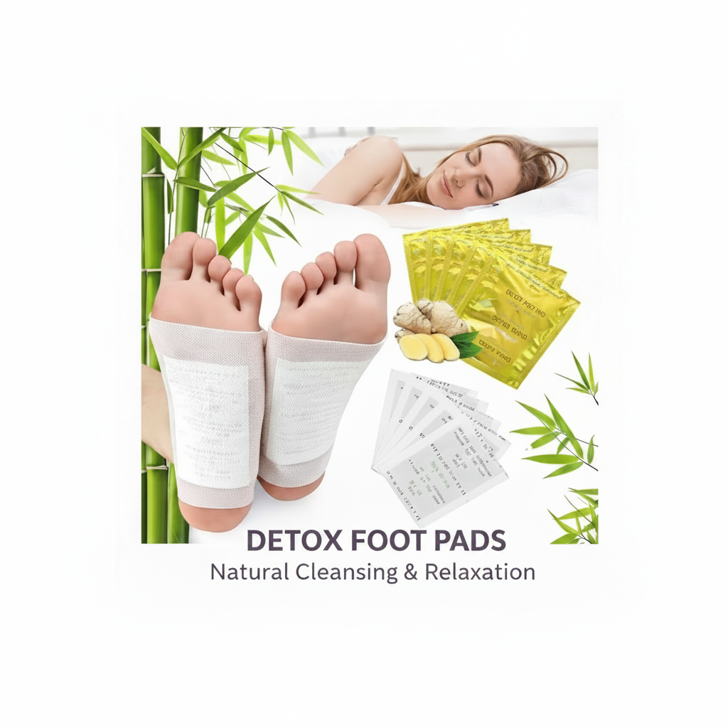 Kinoki Detox Foot Pads Cleansing Foot Patch (20 Pads Pack of 2) – Natural Wellness Foot Care Pads for Overnight Refresh