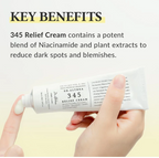 Dr.Althea 345 Relief Cream – Soothing Skin Barrier Repair Gel Cream & Facial Moisturizer for Acne-Prone & Sensitive Skin